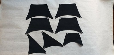 Custom made Ersatz Segel Set für Schiff Set 4184 Black Pearl, Replacement sails 