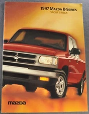 1997 Mazda Pickup Truck Catalog Brochure B2300 B4000 SE Excellent Original 97