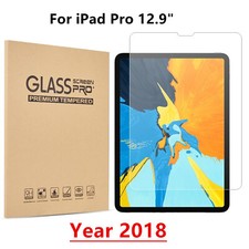 Premium Tempered Glass Screen Protector for Apple iPad Pro 12.9" Year 2018