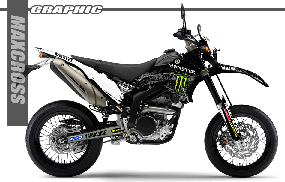 YAMAHA WR250R WR250X ALL YEARS MAXCROSS GRAPHICS KIT DECALS