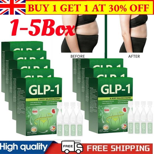 Peaka GLP-1 Solución Oral para Pérdida de Peso, Gotas Avanzadas GLP-1 (1-5 Caja)