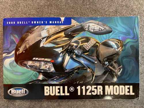 Handbuch official 2008 Buell Owners Manual Buell 1125R Model - Bild 1 von 2