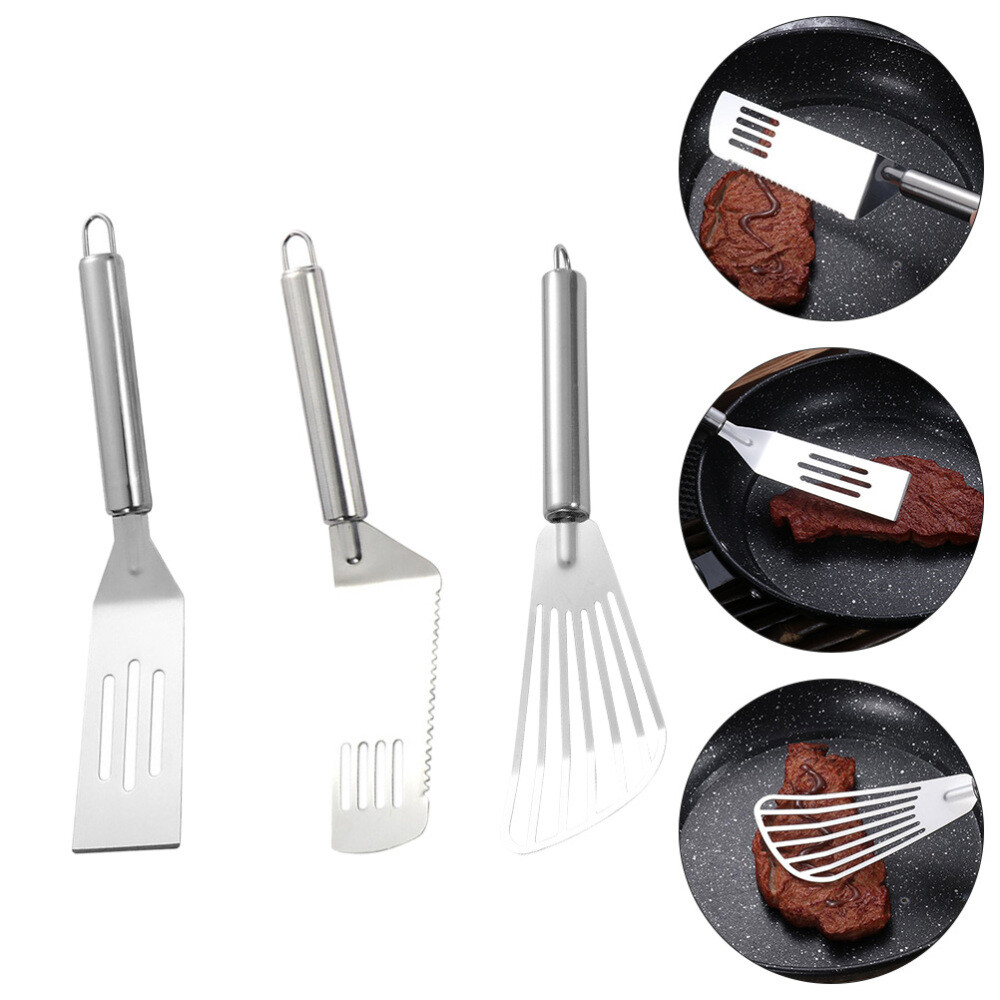 3Pcs Baking Spatula Fried Egg Spatula Steak Spatula Cake Spatula