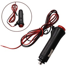 New Practical Power Cord Adapter 1.5M 12V 5W ABS Black red Cord Fitment