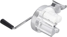 Macaroni Maker, Manual Macaroni Maker Stainless Steel Silver Portable Hand Cran