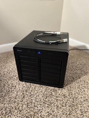 Synology DX1222 12-Bay Expansion Unit (Diskless)   Excellent Condition