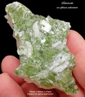Duftite and calcite - Tsumeb mine Namibia