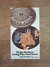 VINTAGE Waterworks 1972 COMPLETE Parker Brothers Leaky Pipe Card Game