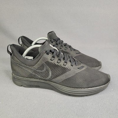 Nike Zoom Strike Running Triple Black Sneakers AJ0189-010 Mens Size 10