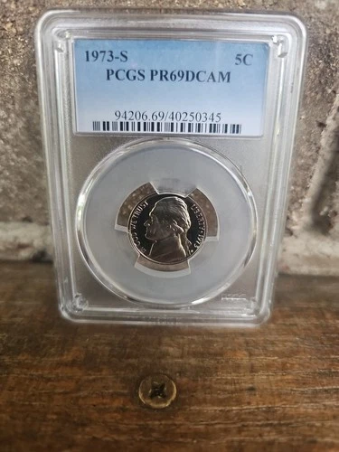 1973-S Jefferson Nickel Proof — photo from another recent sale