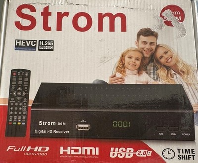 hd-line Strom 505 DVB-T2 Receiver-HEVC/H.265-H.264/MPEG2-MPEG4/1080i-1080p