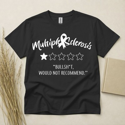 Multiple Sklerose T-Shirt Frau T-Shirt Bewusstsein Tee Unterstützung Krankheit Shirt Band