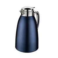 cilio Venezia Isolierkanne, Edelstahl, 1,0 L, Ø 14 X 27 Cm, Marineblau