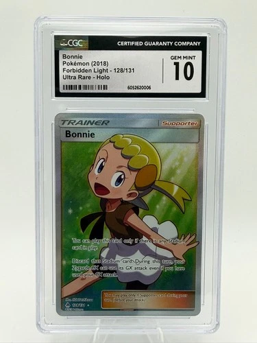 Bonnie (Full Art) 128/131 Sm-Forbidden Light Holo CGC 10