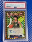 Andre Jackson Jr. RC 2023 Topps Finest Rookies Gold Geo. Autograph #23/50 PSA 9