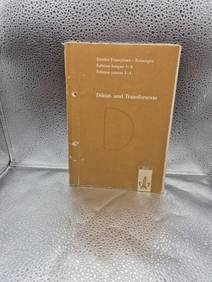 etudes francaises cour Echanges Edition longue/courte 1-4 Diktat- und...