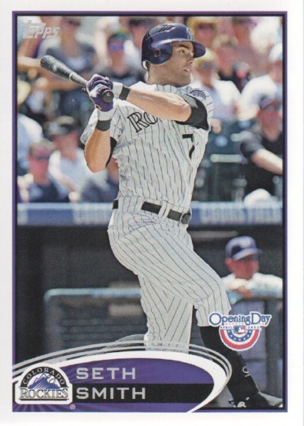2012 Topps Opening Day Baseball Card #182 Seth Smith