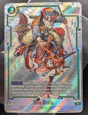 Son Goku SB01-023 Gold Alternate Art Dragon Ball Manga Booster
