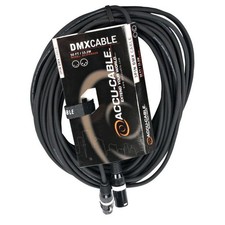 Accu Cable 50-foot DMX Cable - 3-pin male to 3-pin female connection