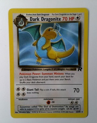 dark dragonite 22 Team Rocket NM