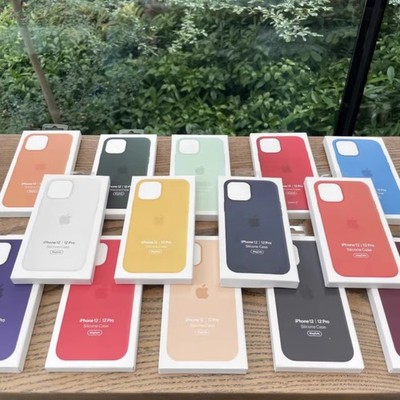 For iPhone 12 mini 12Pro 12Pro Max New Original Silicone Phone Case with MagSafe