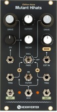 Erica Synths Hexinverter Mutant Hihats Eurorack Module -  dition Noire