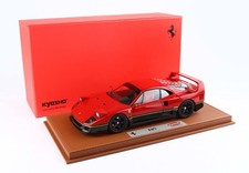 FERRARI F40 Red-black str. gold + vet 1:18 BBR/KYOSHO BBRKS010 Limited...