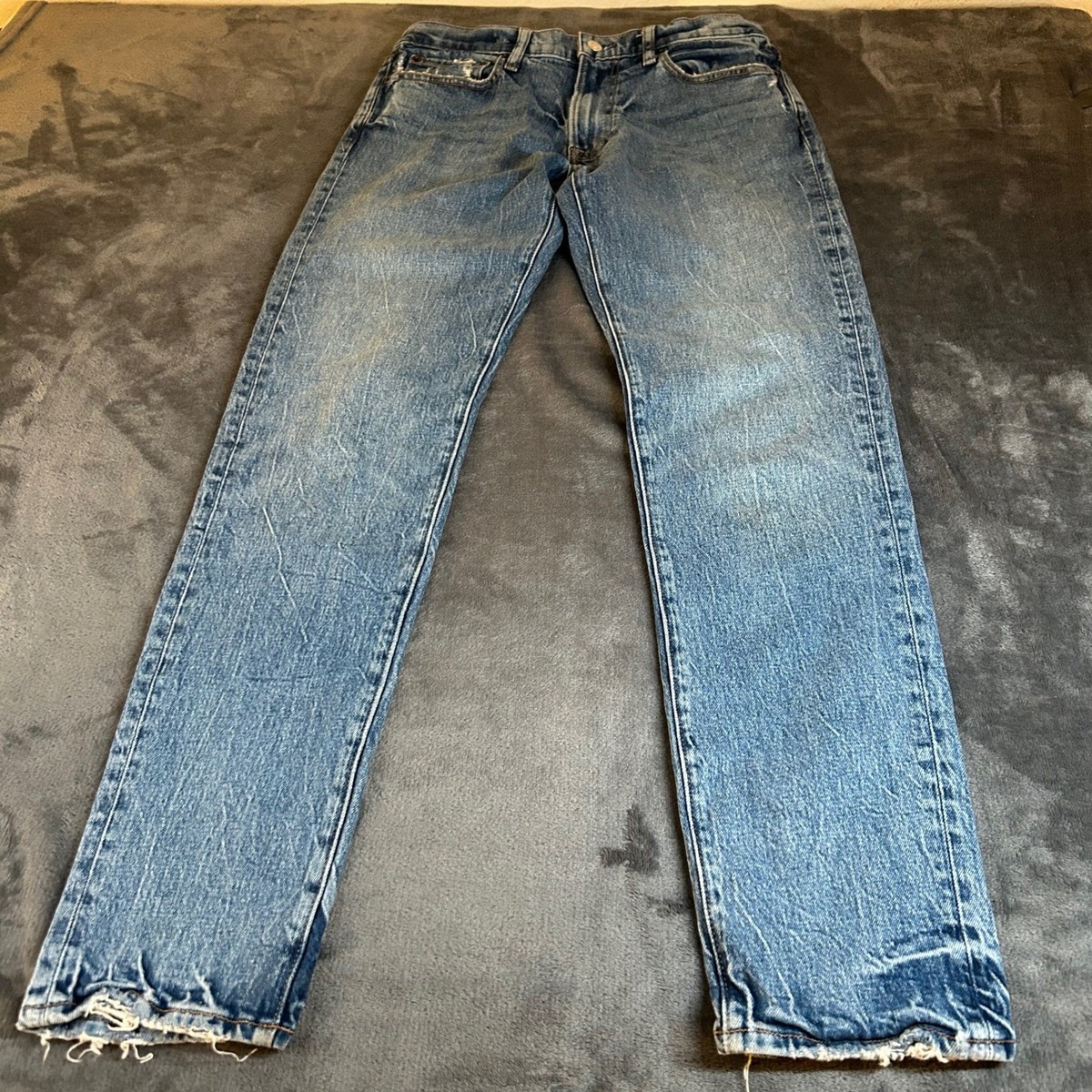 希少！90s ABERCROMBIE&FITCHCOMPANY Abercrombie & Fitch Vintage Stretch 90s Slim Jeans Mens