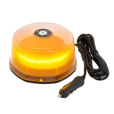 Rooftop Beacon Light Amber 48 LED Strobe Truck Construction Snow Plow 6"
