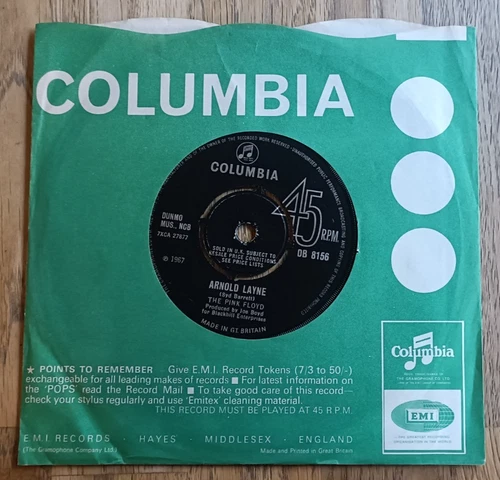 Pink Floyd 7" Arnold Layne UK Columbia 1st Press PSYCH INCREDIBLE COPY
