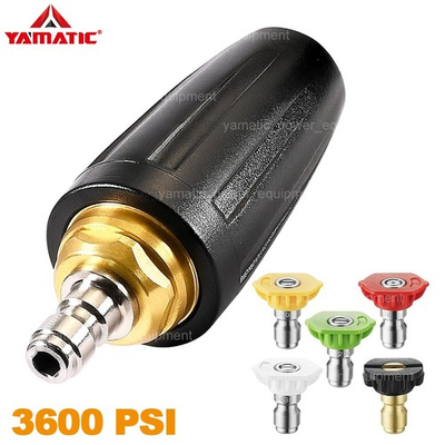 #ad YAMATIC 3600 PSI 4 GPM Pressure Washer Turbo Nozzle Spray Nozzles for Hot Water $31.27