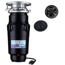 Waste Maid 10-US-WM-058-3B Garbage Disposal Anti-Jam Stainless Steel Food Was...