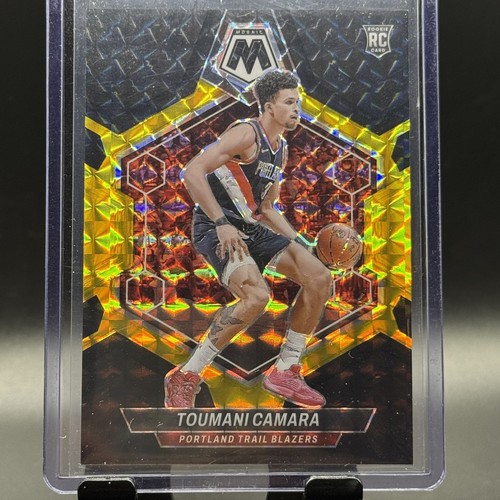 Toumani Camara RC 2023-24 Panini Mosaic Gold Black Prizm /8 SSP #249 NBA