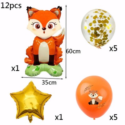 Fuchs Kuchen Aufsatz Deko Babyparty Geburtstag Waldtier Orange