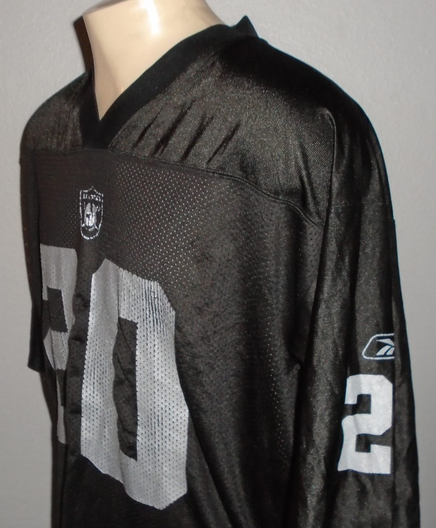 Darren McFadden #20 Oakland Raiders Black Reebok NFL Jersey Men XL