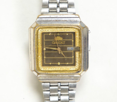 Vintage ORIENT Crystal Auto 21J 469354-4A CA Men s Watch TV Case Mint Condition