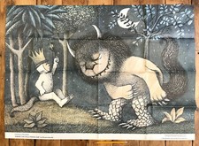1969 Sendak Where The Wild Things Are "We Like to Read" PG 804 Giant Poster Fine