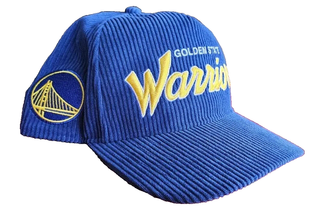 Golden State Warriors Hat '47 Brand Snapback Hitch Corduroy Royal