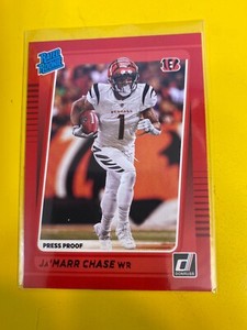 RS15180  2021 Donruss Press Proof Red #262 Ja'Marr Chase RATED ROOKIE