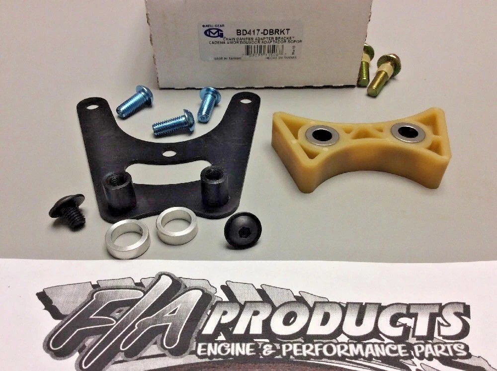 Chevrolet GM LS Timing Chain Damper AND Adapter Bracket Kit Melling BD417-DBRKT