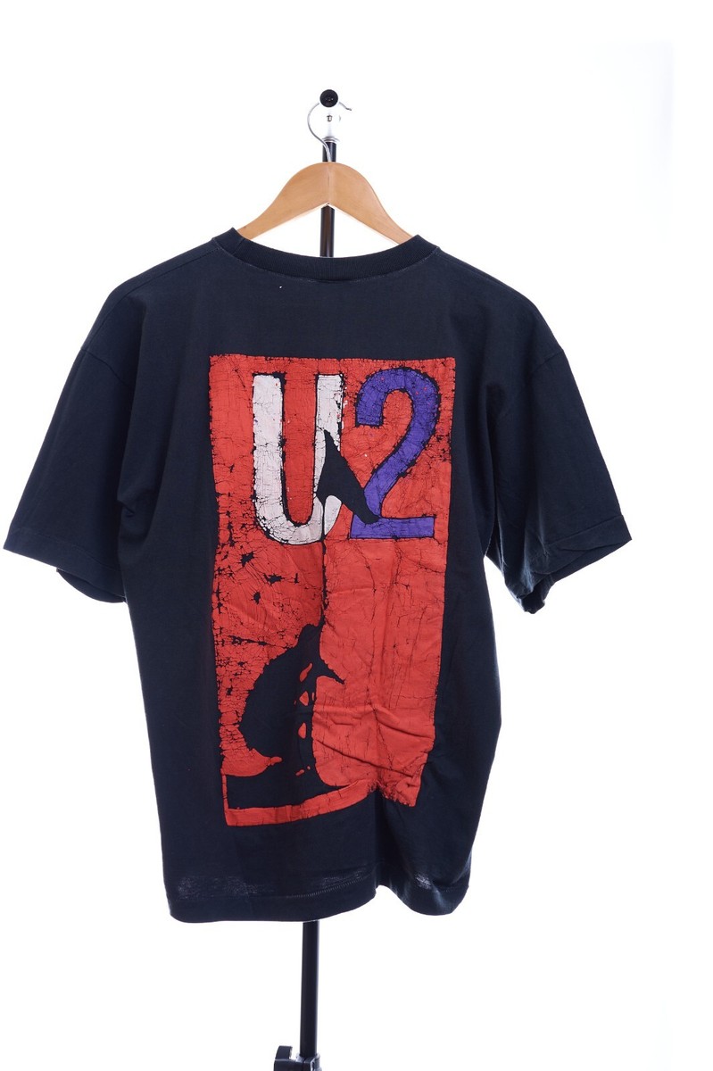Vintage U2 Under A Blood Red Sky M Black Short Sleeve Local | eBay
