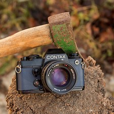 leather covers for Contax 139 / Belederung f�...
