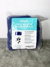 Vive Knee Walker Pad Cover - Soft Plush Adult Sheepskin