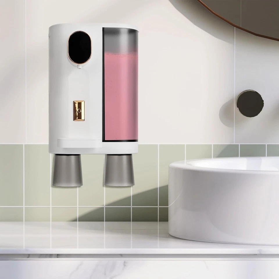 Dispensador automático de enjuague bucal niveles de control táctil montado en la pared recargable Foto 2 de 4