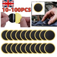 5-100Pcs Self Adhesive Glueless Bike Patch Puncture Tyre Tire Tube Repair nEW