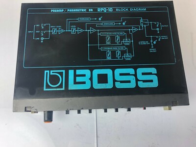 BOSS RPQ-10（パラメトリックEQ、ハーフラックシリーズ） Yahoo!オークション - BOSS RPQ-10 ハーフラック プリアンプ