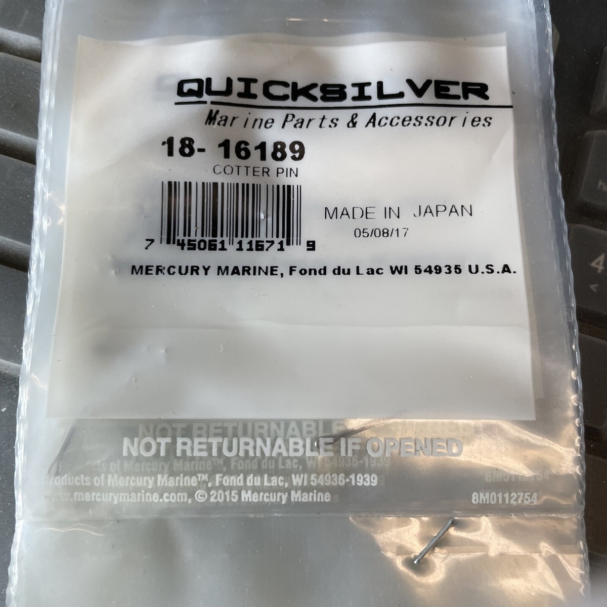 Mercury Quicksilver 18-16189 Cotter Pin OEM New Lot Of 5x | eBay