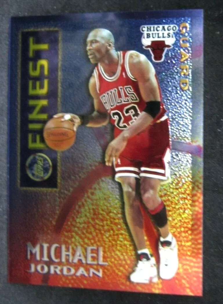 Michael Jordan 1995-96 Topps Mystery Finest Borderless Card#M1!Bulls G GOAT HOF