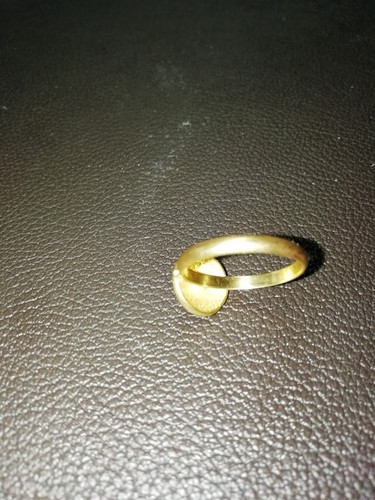 Seltener Echter Ring Gold 750 gest. +Krone +Punze Goldschmiedearbeit Gr.18 3gr. - Bild 8 von 12