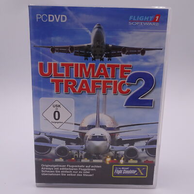 Ultimate Traffic 2 PC Flight Simulator X Add on DVD Box Spiel Game